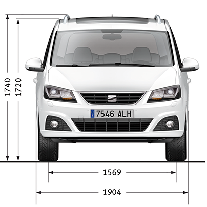 Spécifications techniques Seat Alhambra