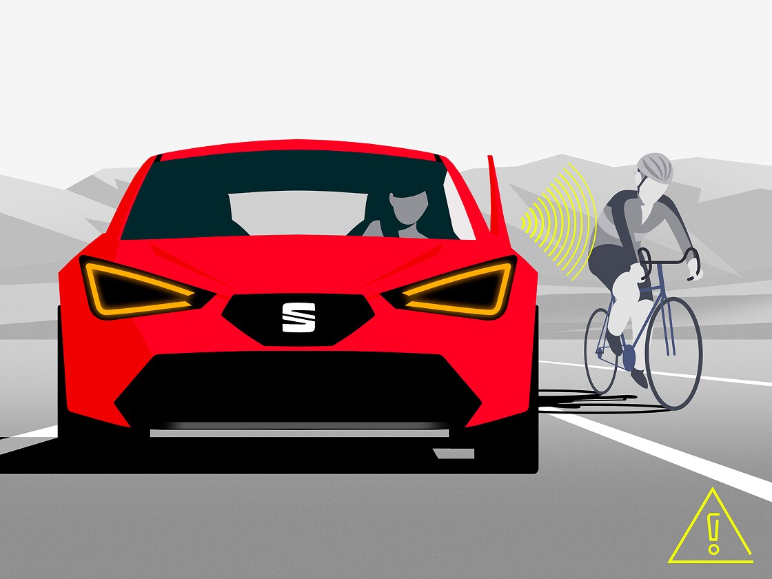 „SEAT Arona“ pagalbos persirikiuojant sistema