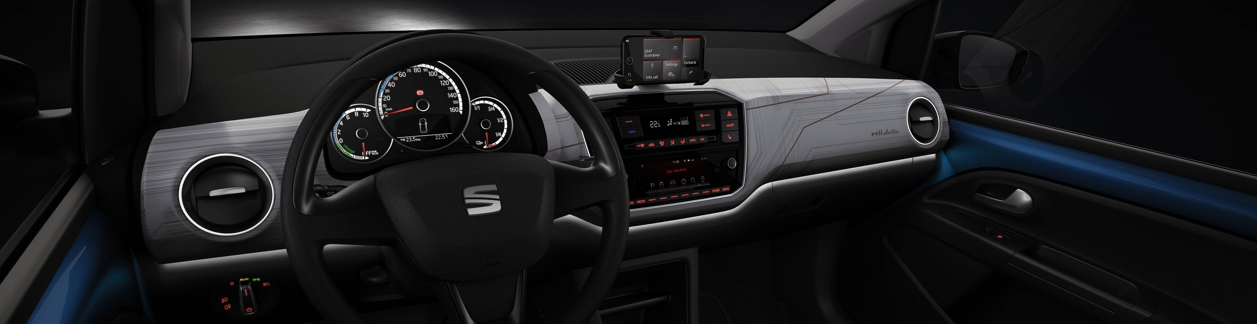 SEAT Mii electric dashboard interior