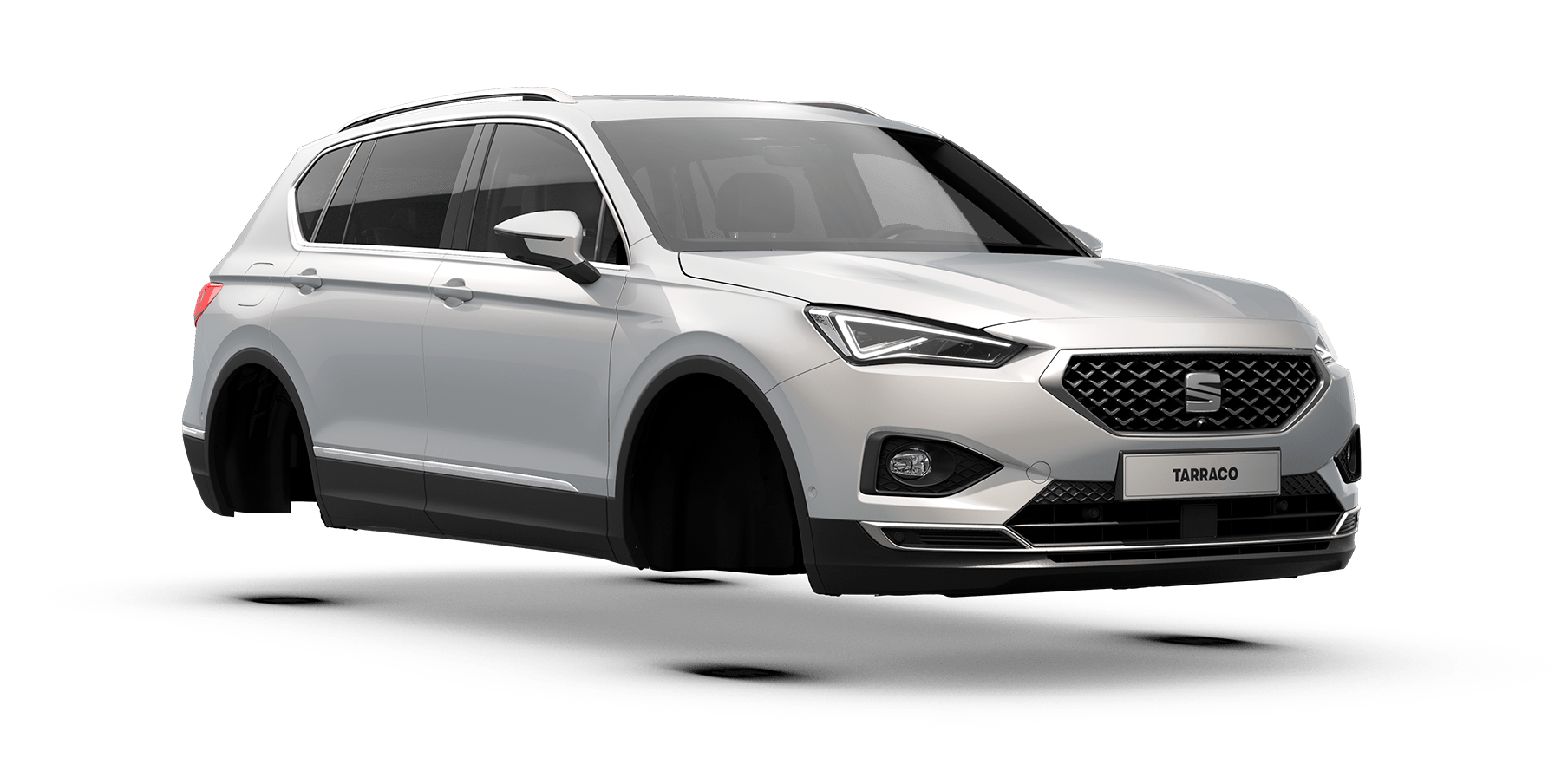 Baltos spalvos naujasis SEAT Tarraco XPERIENCE