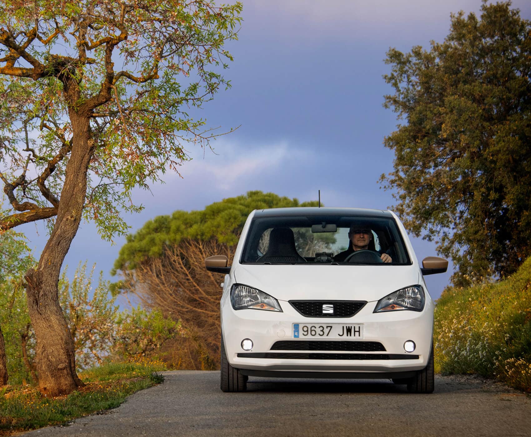 SEAT brand history 2010s - SEAT Ibiza Mystic Magenta beauty shot exterior outdoor
