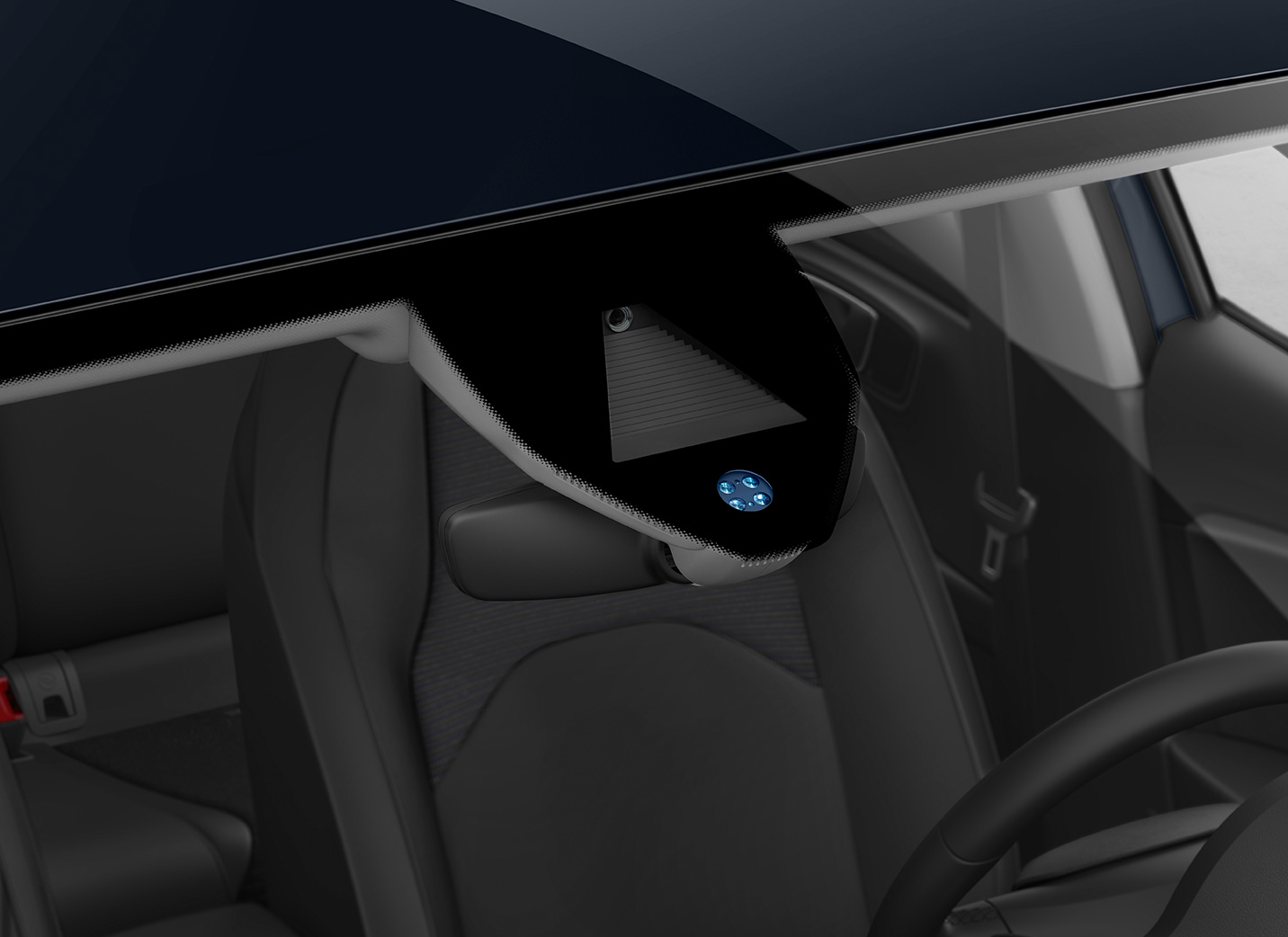 SEAT Leon interior technology rain light sensors